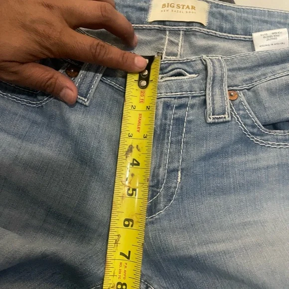 Big Star Blue Flare Wide Leg Jeans - Picture 8 of 9